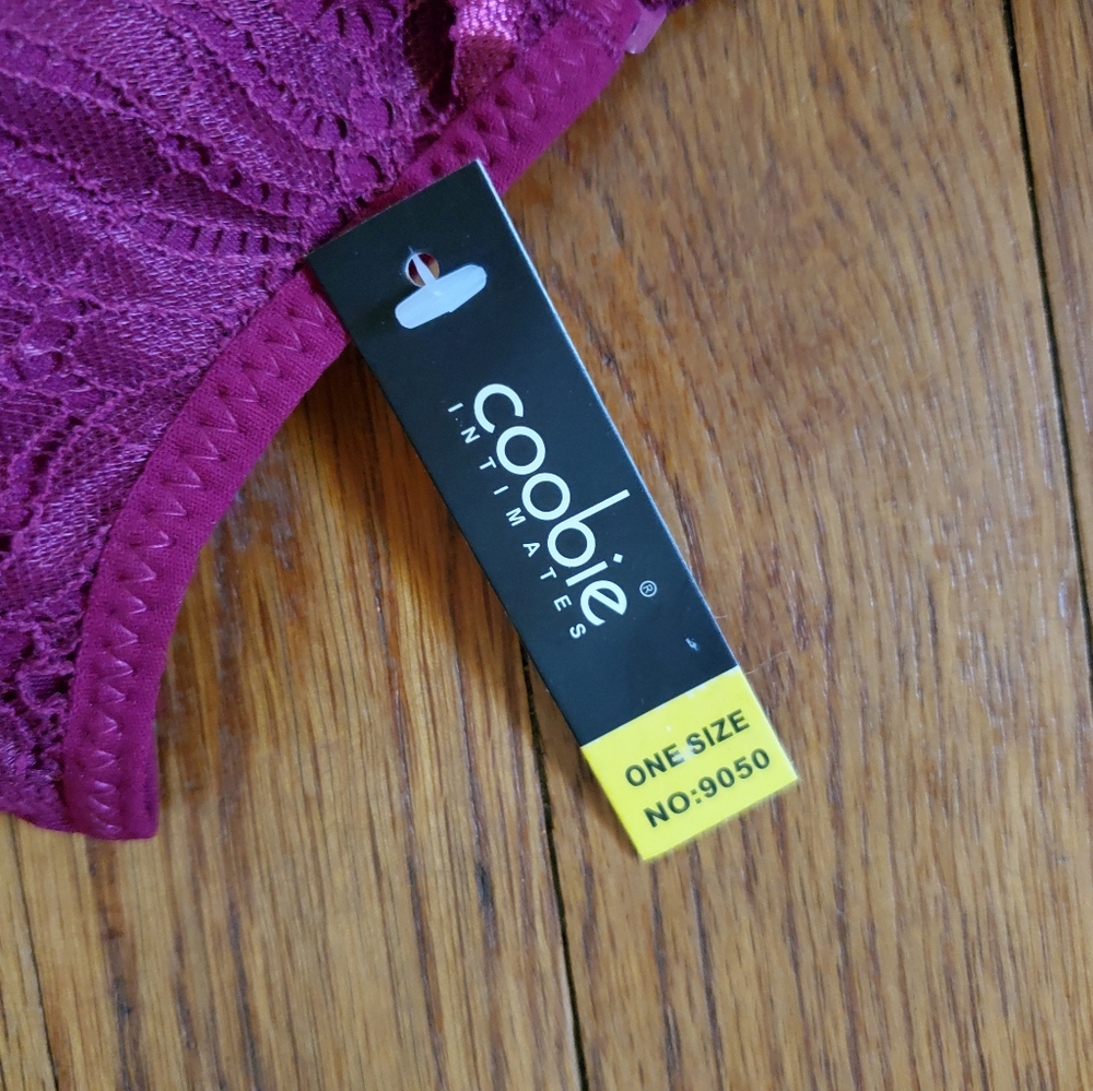 NWT Coobie lacecoverage bra bralette magenta 2/$24 - Picture 2 of 4